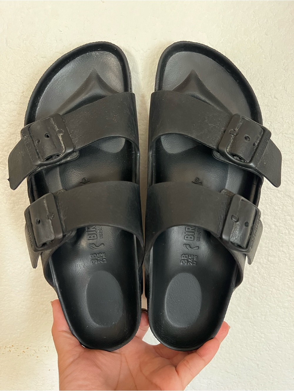 Birkenstock Arizona Essentials
EVA Black Sandals Size 38 L 7-7.5